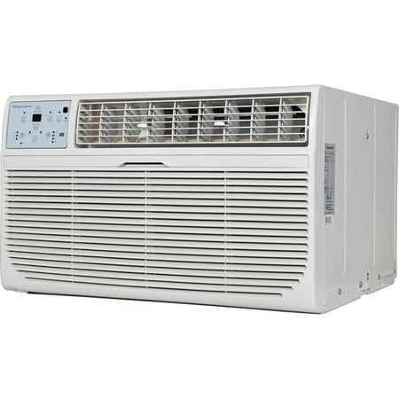 Keystone - 8,000 BTU 115V Through-the-Wall Air Conditioner with Follow Me LCD Remote Control - White
