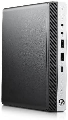 Restored HP EliteDesk 800 G4 Mini PC, Intel i5 8th Gen, 16GB RAM, 256GB NVMe, Windows 11 Pro, Wi-Fi, PC Mount (Refurbished)