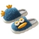 thumbnail image 1 of Pantuflas pato felpa invierno pantuflas peludas suaves divertidas para hombres y mujeres (azul 38-39), 1 of 8