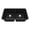 Black, variant on 32" x 19" Quartz Kitchen Sink, 50/50 Double Bowl Sink, Drop-in Sink, Undermount Sink, Granite Kitchen Sink, Mocha Kitchen Sink, Lexicon Platinum LP-5050-M-SO