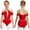 Red, variant on Hansber Gymnastics Bodysuit for Girls Acrobatics Workout One Piece Tumbling Ballet Dance Leotard Athletic Biketard Red 12