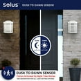 thumbnail image 5 of Solus USA Aston Wall Lighting Fixture with Electric Photocell and Motion Sensor, White, 5 of 7