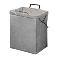 thumbnail image 2 of Cesta colgante plegable para la colada, cesto para ropa sucia con asas de transporte, cesta de almacenamiento de ropa sucia para montaje en pared para Sin tapa, 2 of 8