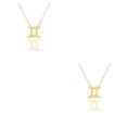 thumbnail image 2 of Collar del Zodiaco DIY Qarigey Géminis Oro Ajustable, 2 of 6