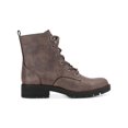 thumbnail image 2 of Sun + Stone Womens Frankiee Lace-up Zipper Ankle Boots, 2 of 3