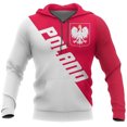 thumbnail image 3 of Sudadera con capucha holgada y cómoda con estampado 3D de la bandera polaca de estilo retro de estilo Harajuku para hombre y mujer, ideal para deportes al aire libre y ocio diario, 3 of 5