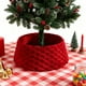 thumbnail image 5 of Base para árbol de Navidad artificial para fiestas navideñas en casas de campo. Rojo, 5 of 9