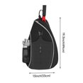 thumbnail image 2 of Yucurem Tennis Sling Backpack Crossbody Bag for Men & Women, Waterproof Crossbody Sling Pickleball Bags for Pickleball Tennis Racketball and Travel (Black), 2 of 9
