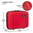 thumbnail image 5 of Thrive | Car Emergency Tool Kit with Jumper Cables + First Aid Kit | 104 Piece Auto Safety Accessory Bag for Roadside Vehicle Assistance | For Teens & Adults | Red Case, 5 of 10