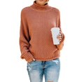thumbnail image 1 of Suéter de mujer de gran tamaño Yuyangstore Naranja, 1 of 6