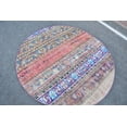 thumbnail image 4 of Turkish Rug, Area Rug, 5.2x5.2 ft, Oushak Rug, Round Rug, Organic Rug, Handmade Decor Rug, Circle Rug, Oriental Rug, Vintage Wool Rug, 6412, 4 of 10