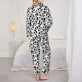 thumbnail image 6 of Goofa Cute Panda Printed Women’s 2 Piece Pajama Set Super,Pajamas Women's Long Sleeve Sleepwear Soft Button Down Loungewear Pjs Lounge Set Nightwear-Medium, 6 of 9