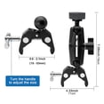 thumbnail image 2 of Peggybuy For Starlink Mini Mount Adjustable Clamp Mount RV Mount for RV/Pole/Yacht/Camper, 2 of 3