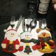 thumbnail image 5 of Juego de 6 soportes para vajilla de Navidad, muñeco de nieve, Papá Noel, alce, cuchillo y tenedor, fundas para Navidad, Año Nuevo, fiesta, cena, decoración de mesa, adornos (Santa Claus), 5 of 5