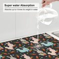 thumbnail image 6 of Kdxio Rabbit Is Eating Carrots for Dish Drying Mat,24*18 inch Absorbent Dish Drainer Kitchen Counter,Large Size Dish Drying Pad for Countertops,Draining Racks, 6 of 9
