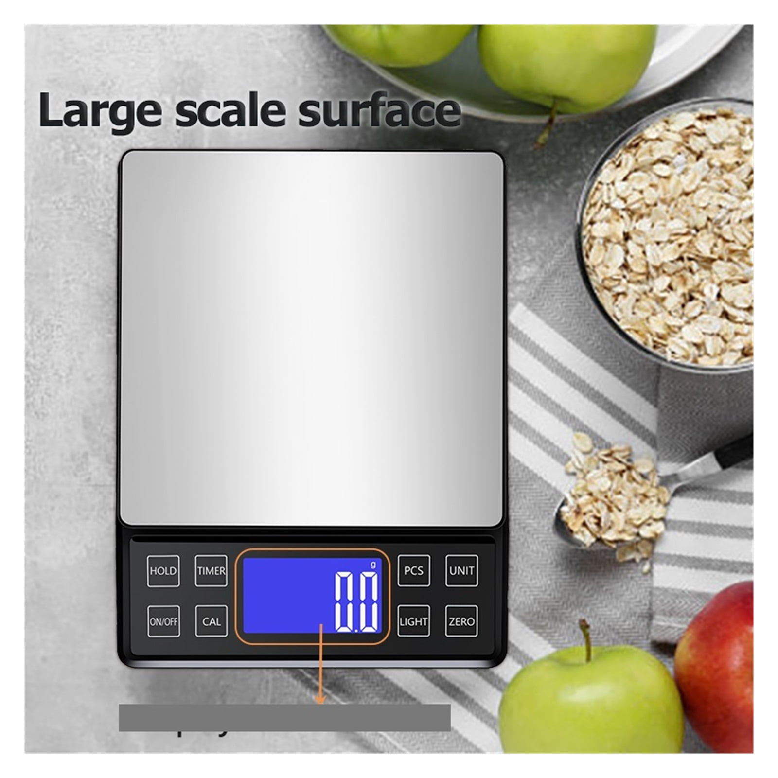 Precision Kitchen Scale 3kg/5kg/10kg Household Food Coffee Balance Waterproof Electronic Scales ,Multiple Accessories