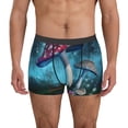 thumbnail image 2 of Goofa Fantasy Mushrooms Printed Men's Boxer Briefs Underwear, Moisture-Wicking Underwear, Trunk,Soft and Breathable Cotton Underwear-Small, 2 of 9