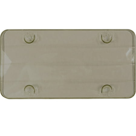 Auto Drive Smoke Unbreakable Domed License Plate Shield