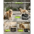 thumbnail image 4 of Wireless Dog Water Fountain with Replaceable Filters, Battery Operated Dog Water Dispenser with Motion Sensor, 237 oz/7L Cordless Fountain Water Bowl for Large Dogs & Cats, 4 of 17
