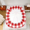 thumbnail image 5 of Manfei Ribbon Bowknot Bowtie Bed Sheets,Gitl Ribbon Bow King Sheets,Red White Checkered Sheet Set For Kids,Ultra Soft Home Decor,4pcs, 5 of 7