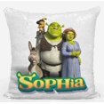 thumbnail image 5 of Personalised Shrek Any Name Magic Reveal Pink Sequin Cushion Cover Gift 1 (Case, 5 of 5