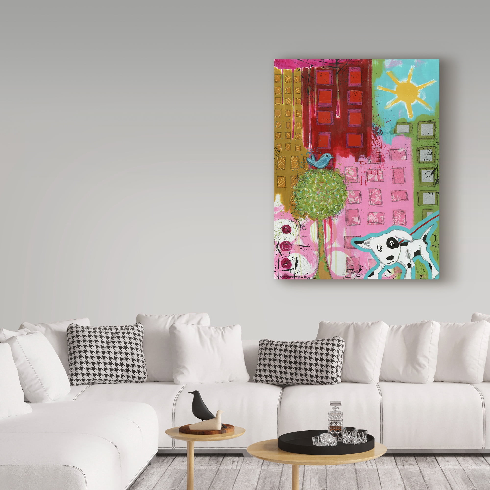 Trademark Fine Art 'City Life' Canvas Art by Jennifer McCully