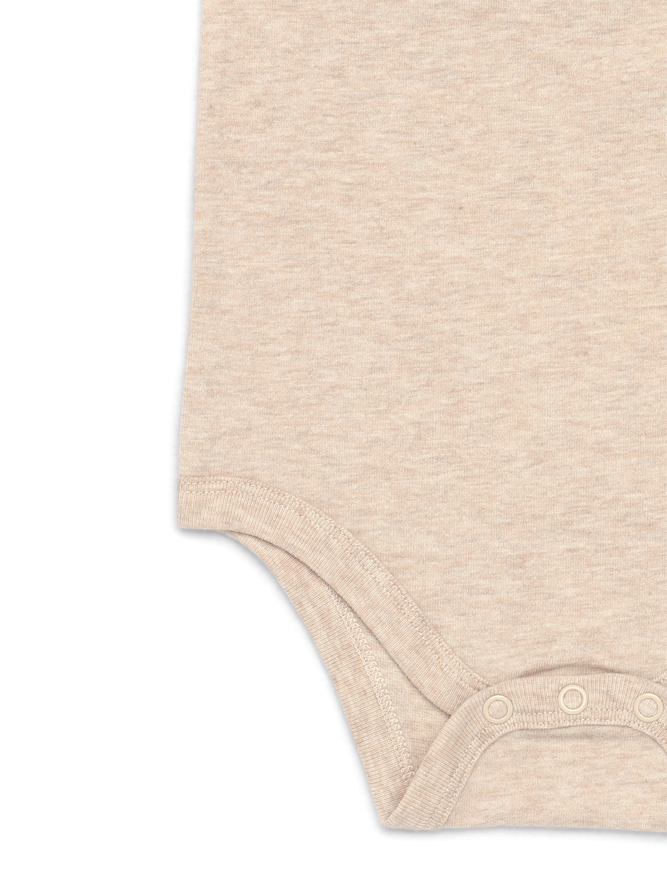 Garanimals Baby Boys Solid Jersey Bodysuits with Long Sleeves, 5-Pack, Sizes 0-24 Months