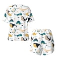 thumbnail image 5 of Kdxio Cute Whale Print Pajamas Sets for Women Short-Sleeved Pjs with Lounge Shorts Two Piece Sleepwear S-4XL, 5 of 9