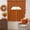 Burnt Orange, variant on Burnt Orange Swag Valances for Windows, Small Curtains Drapes, Fall Autumn Thanksgiving Farmhouse Solid Color Kitchen Window Curtains Over Sink Window Treatment Valance for Bedroom/Bathroom 56"x36"
