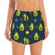 thumbnail image 2 of Balery Avocado in Space Pantalones cortos deportivos para mujer con forro y dos bolsillos, elásticos, para entrenamiento, gimnasio, yoga-XX-Large, 2 of 7