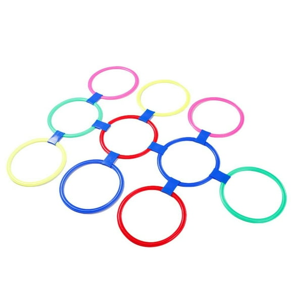 Hopscotch Ring Game Toys Color Jump Ring Hopscotch Toys Great for Outdoor Play for Boys and Girls fine
