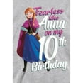 thumbnail image 3 of Frozen Garçons/filles Chandail à Capuche d'Anna Heather 10e Anniversaire, 3 of 4