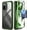Green, variant on Poetic Guardian Case for OnePlus 15R 5G, 20FT Mil-Grade Drop Tested | Tempered Glass Screen Protector, Full Body Shockproof Rugged Clear Cover Case, Purple/Clear