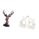 thumbnail image 5 of Elegante figura de ciervo y cisne, de resina y cerámica, ideal para decorar el hogar, de noche, el escritorio, la estantería o el armario., 5 of 8