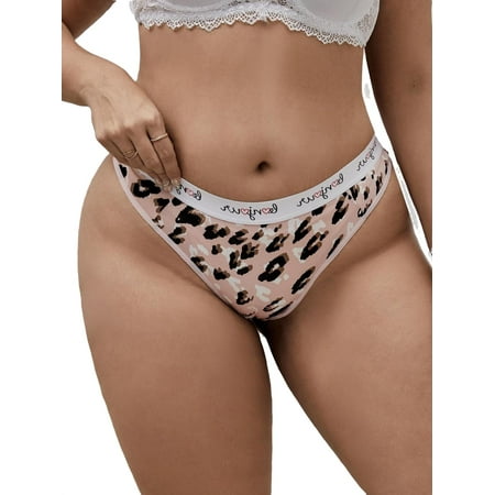 

Sexy Print A Piece Multicolor Plus Size Panties (Women s)