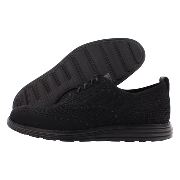 Cole Haan Original Grand Stitchlite Wingtip Oxford Mens Shoes Size 10, Color: Black/Black