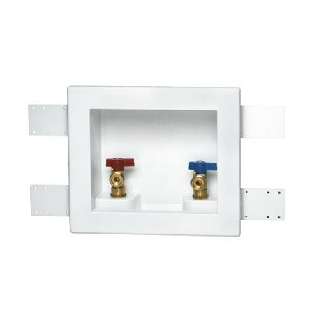 Oatey 38545 Quadtro Washing Machine Outlet Box with Single Lever Hammer ...