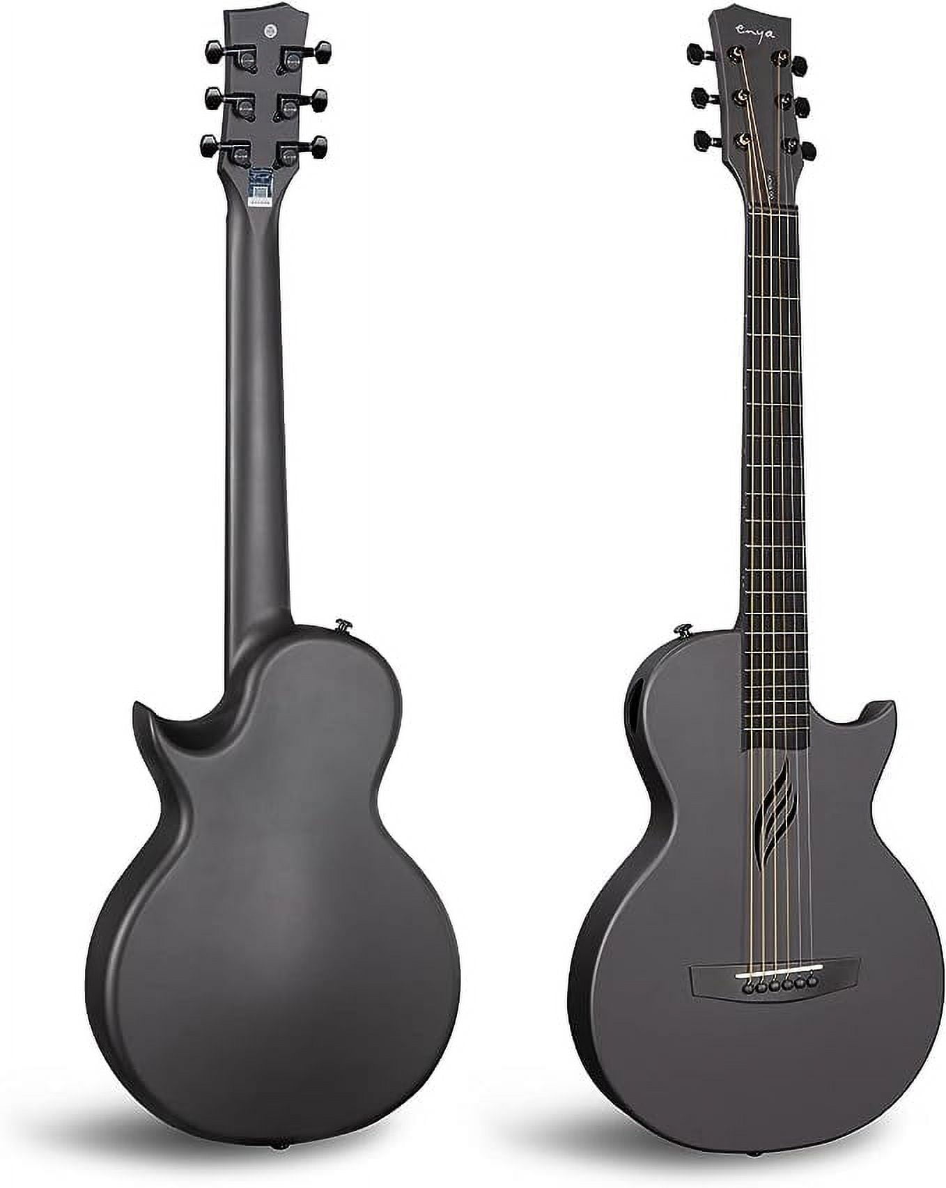 Enya Musical 35 in Acoustic Guitar, Black