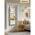 thumbnail image 2 of LazySpin Over The Door Hanging Organizer 1 Pack, Beige, 2 of 9