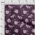 thumbnail image 1 of oneOone Velvet Purple Fabric Florals Sewing Craft Projects Fabric Prints By Yard 58 Inch Wide, 1 of 5