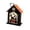 C, variant on QLUEWX LED Halloween Haunted House Light, 4.5" Wooden Glowing Grim Reaper Lamp Halloween Party Decorations, Spooky Party Supplies Home Decor, Halloween Decor for Home Indoor Table Haunted House