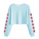 thumbnail image 1 of Camisetas de Manga Larga de las Mujeres Moda Impresa Suelta Casual Cuello Redondo Suéter Deportivo Top Se Ajusta Fiel Al Tamaño, 1 of 5