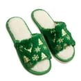 thumbnail image 4 of Christmas Slippers House Shoes for Women Fluffy Soft Cozy Bedroom Cartoon Plush Cute Slippers for Indoor Outdoor Use, 4 of 9