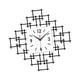 thumbnail image 5 of Reloj de pared acrílico, arte mural, sencillo, elegante, único, negro, silencioso, moderno para estudio 30 centímetros, 5 of 9