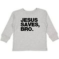 thumbnail image 3 of Inktastic Jesus Saves Bro Christian Boys or Girls Long Sleeve Toddler T-Shirt, 3 of 5