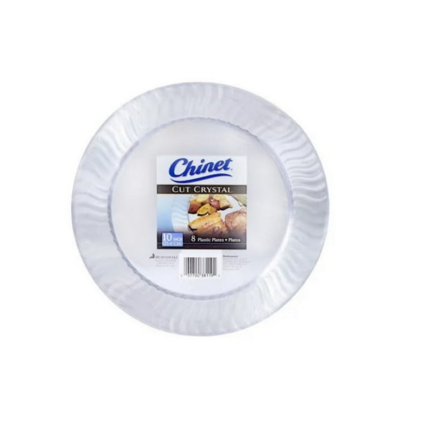 Chinet Plato De Plastico Tipo Cristal Platos Plástico Tipo Cristal