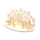 thumbnail image 2 of Fiudx Adornos de Rompecabezas de Madera, Decoración Navideña Tridimensional Diy, Artesanía Hecha a Mano, Ideal para Árbol, Pared, Puerta, Ventana, Regalo Perfecto para La Familia, Tamaño 21 X 11 X 11, 2 of 5