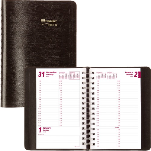 Brownline Monthly Planner Julian Dates Daily 1 Year January