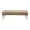 Camel, variant on Stretch Velvet Dining Bench Cover - Removable Slipcover for Kitchen Benches, Multiple Colors - Wrinkle Resistant