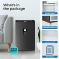 thumbnail image 5 of WAA 4.4 Cu.Ft Mini Fridge with Water Dispenser Adjustable Temp,Low Noise for Small Spaces (Black), 5 of 8